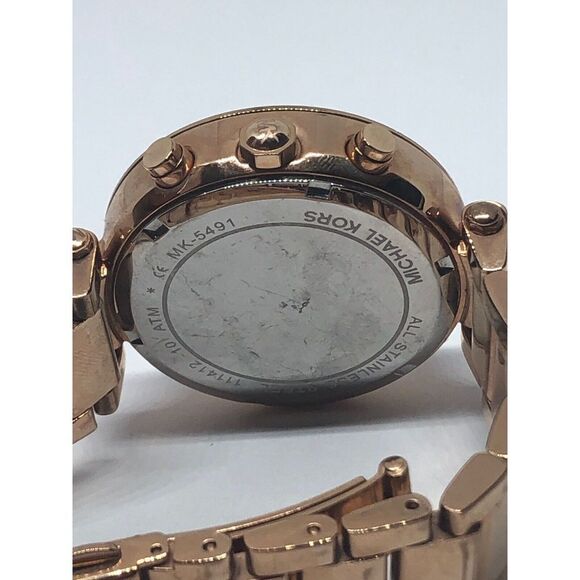 Michael Kors MK5491 Unisex Stainless Steel Analog Dial Quartz Wrist Watch RK318 - Picture 11 of 12